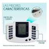 Kit Electroestimulador 4 Parches Cuello Cervical Acupuntura