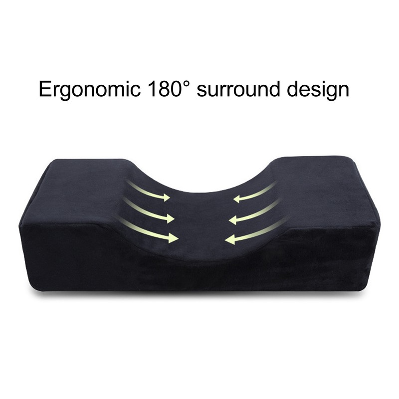 Eyelash Extension Velvet Lash Pillow U Shape Professional Ergonomic Eyelash