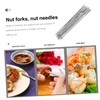 SHOWERORO 15pc Stainless Steel Seafood Tool Set Lobster Forks Crab