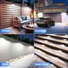 [2 Packs] Solar Motion Sensor Outdoor Lights, Super Bright Solar