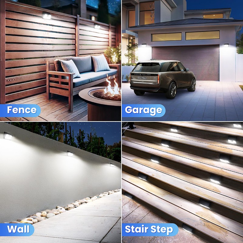 [2 Packs] Solar Motion Sensor Outdoor Lights, Super Bright Solar