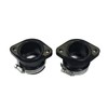 2Pcs Intake Manifold Boot Joint Carburetor Carb Flange Socket Fits