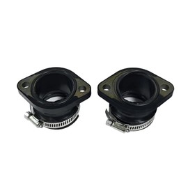 2Pcs Intake Manifold Boot Joint Carburetor Carb Flange Socket Fits for Polaris Indy 400 440 500 600 650 1985-2000, Replaces 3083171, 3084325