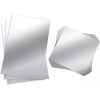 BBTO Self Adhesive Mirror Sheets 9 Pieces Various Sizes Non