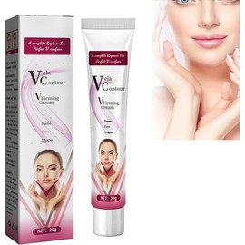 Crema V Lifting para Rostro, Reafirmante y Reductora de Papada,Crema Reafirmante para la piel Antiarrugas,Crema Reafirmante para la Cara que Aprieta y Levanta