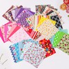 50 Cotton Fabric Squares for Sewing, Quilting, and DIY Crafts,