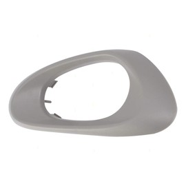 AutoandArt Brock Replacement Passengers Inside Interior Rear Door Handle Trim Bezel Textured Gray Compatible with Trailblazer & EXT 25894586