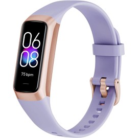 ZKSSGY Fitness Tracker with 24/7 Heart Rate Blood Oxygen Sleep Monitor,Activity Tracker with 1.1" AMOLED Touch Color Screen, Multiple Sport Modes Step Counter,IP68 Waterproof for Women Men (Purple)