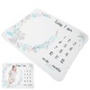 Flannel Baby Monthly Milestone Blanket Infant Growth Memory Blanket Photography
