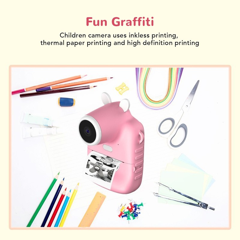 P1 Children Instant Print Camera Thermal Printing Camera with Print