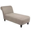Topchances Jacquard Chaise Lounge Cover Stretch Armless Chaise Lounge Slipcover