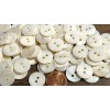 Unbranded 8 PCS Only Iridescent Cream MOP River Shell Buttons