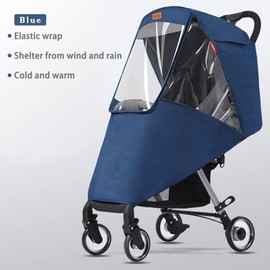 Pushchair Rain Cover Universal Rain Cover Rain Cover with Viewing Window Breathable Rain Cover Rain Cover Rain Cover with Good Air Circulation Non-Toxic Wind Protection Cold Protection for Buggy