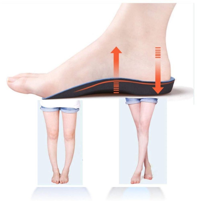 Orthotic Insole Support Helps Weak and Fallen Arches and Plantar