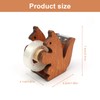 MYLERCT Squirrel Shaped Tape Dispenser, Wooden Tape Dispenser for Tape