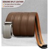 KEMISANT Men's Belt Ratchet Automatic Buckle Leather Belt for Men