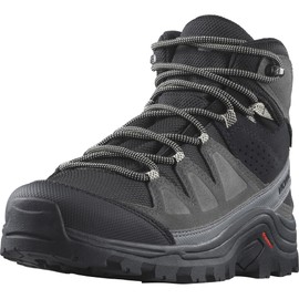 Salomon Women's QUEST ROVE GORE-TEX Leather Hiking Boots for Women, Black / Magnet / Quiet Shade, 5