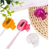 4 Pack Portable Toothbrush Head Protector, Protective Portable Plastic Clip's