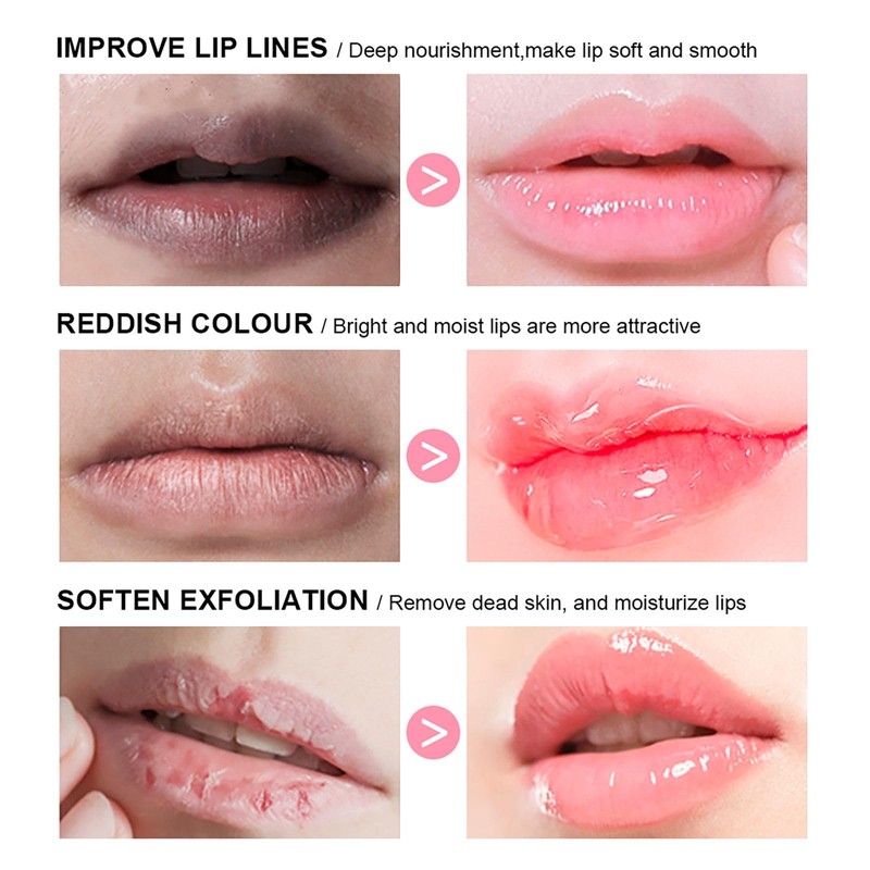Vawolecy Lip Glowy Balm, Lip Balm for Dry, Cracked Lips,