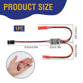 20A 3-30V RC High Voltage Remote Controlled Electronic Switch, PWM Control, RC Switch Relay, Suitable for Drones, Airplanes and Pumps, Compact Design LED Display