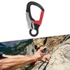 GUOOL Double Locking Snap Hook Carabiner Clip Durable 35kN Strength
