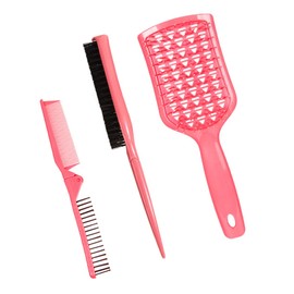 TOVINANNA 1 Set Hair Comb Foldable Teaser Brush Folding Hair Brush Hairbrush Slick Back Hair Brush Travel Comb Wet Dry Hair Brush Detangling Hair Brush Foldable Hair Brush Nylon Silk