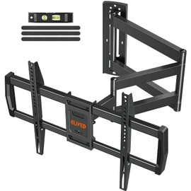 ELIVED Long Arm TV Wall Mount for Most 42-75 Inch TVs, 30 Inch Long Extension Corner TV Mount, Full Motion Wall Mount tv Bracket Swivel and Tilt, Holds up to 99 lbs. Max VESA 600x400mm, YD3037