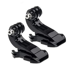 Reflex Camera J-Hook Quick Release Base Mount Compatible with Go Pro Hero 13-4, D J I Osmo, Insta 360 – Secure Helmet & Chest Mount, Easy Attach/Detach, Dynamic POV Action Camera Accessory