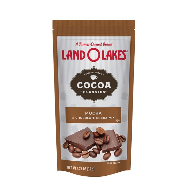 Land O Lakes Cocoa Classics, Mocha & Chocolate Hot Mix, 1.23 Ounce, Pack of 36