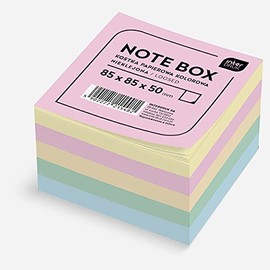 Interdruk Coloured Memo Cube 85 x 85 x 50 mm Loose Sheets