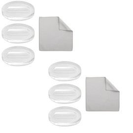 ARTAGIA (6 Pack) ARTAGIA 4" Piano Floor Caster Cups – Durable Non-Slip Protective Pads