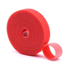 3 m Velcro Fastening Tape Cable Ties for Cable Management 2 cm Wide Red