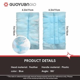 GUOYUANGLO Disposable Dusters for Cleaning Multi-Surface Dusters Refills Heavy Duty Duster Kit(20Counts+1Handle)