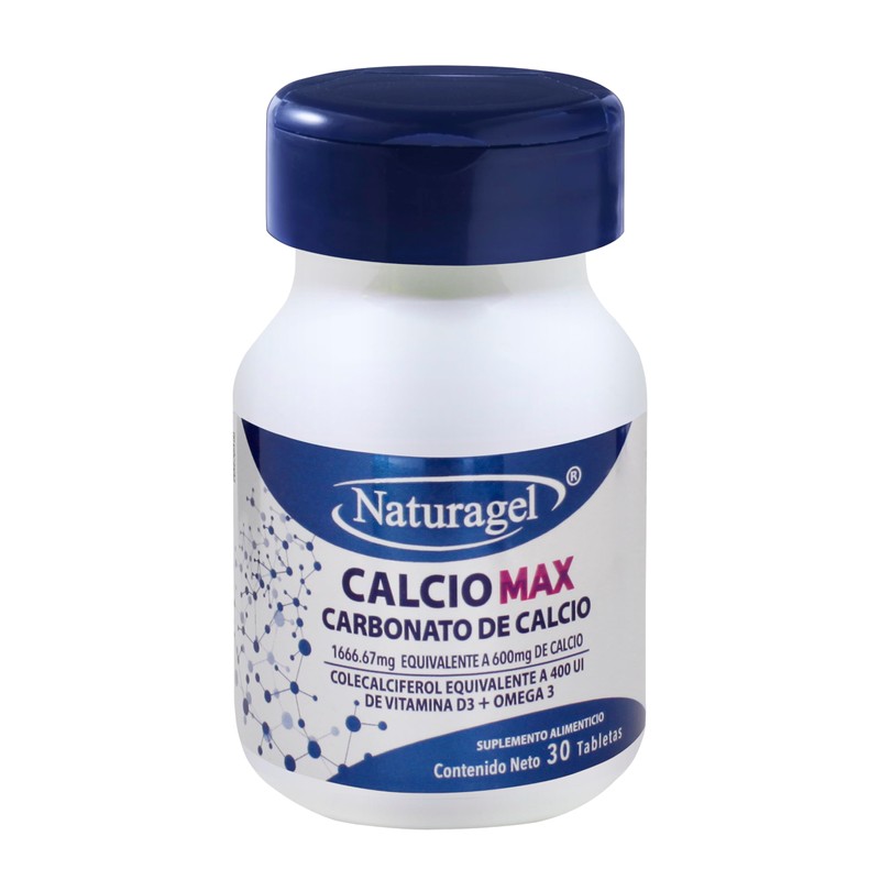 CALCIO | Carbonato de Calcio con Vitamina D3 y Omega