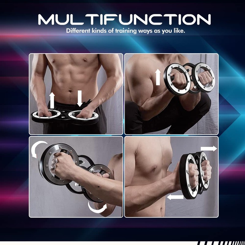 MotoFit Multifunctional Rotator Machine 12 Pounds Adjustable Grip for 360
