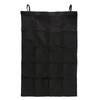 HSOFTIFY 100% Linen Hanging Storage Bag with 20 Pockets, Wall