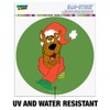 A Scooby Christmas Automotive Car Window Locker Circle Bumper Sticker