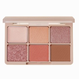 Haomii Cocktail Luce Eye Palette, Multi Palette, Eye Shadow, Teardrop Bag, Transparent Feeling (03 Apricot Mellow)