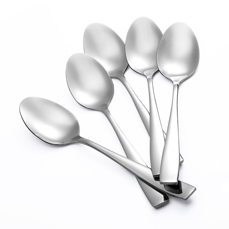 Eslite 12-Piece Large Stainless Steel Dinner Spoons,8 Inches