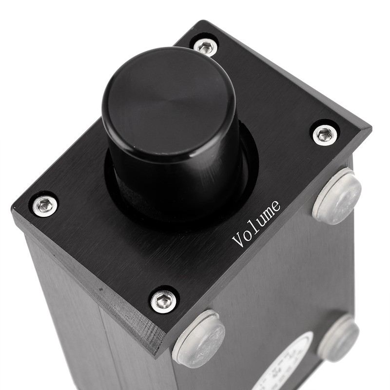 Volume Controller Black High Accuracy Passive Preamp Aluminum Alloy Amplifier