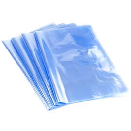 SNOMEL 50 Pieces Shrink Wrap Bags Kit, 17.7" x 13.7" Clear Heat Shrink Wrap Film Bag, Heat Seal Bags for Packing Shipping Storage Supplies Essentials Soap Pallet Gift Basket Shoe Clothes