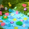 Mini Resin Animals,75 Pieces Tiny Small Resin Animals Mini Glow