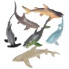 HOWBOUTDIS Six Piece Shark Set – Realistic Looking Ocean Sharks