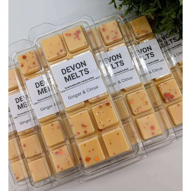 Devon Melts - Ginger & Citrus - Highly Scented 100%