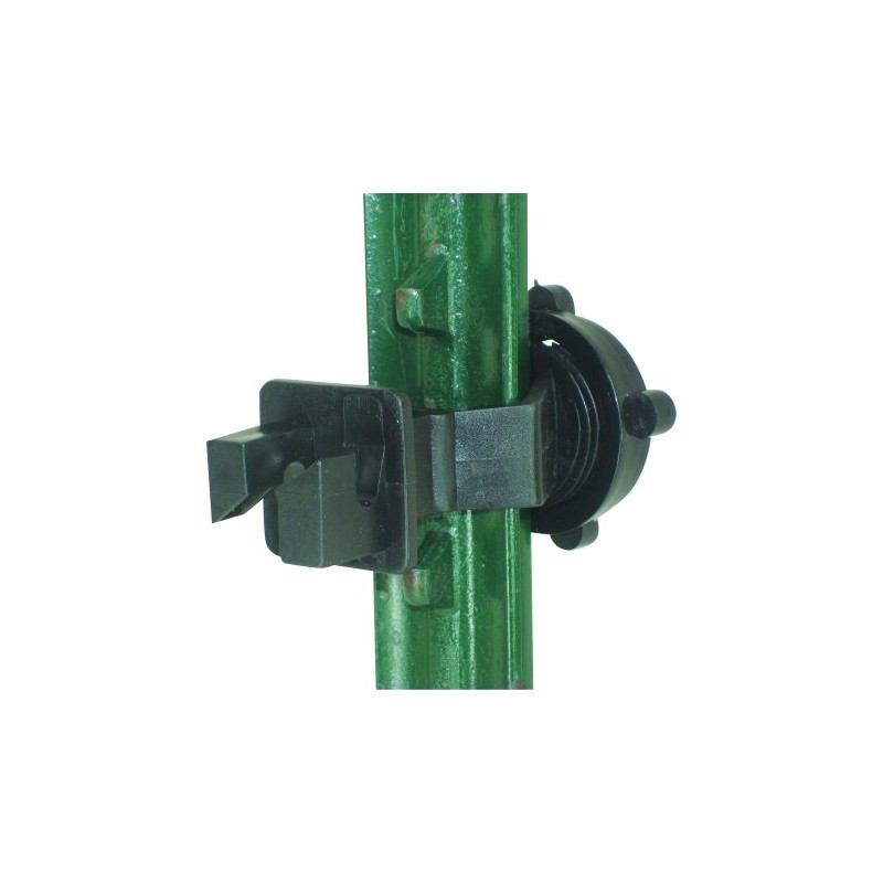 Field Guardian T-Post W-Style Polywire Insulator, Black