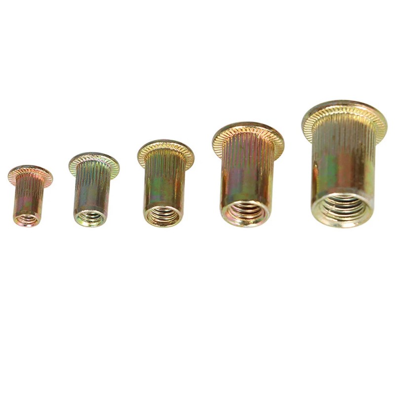 findmall Zinc Steel Rivet Nut Kit Rivnut 300Pack Nutsert Assort