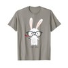 Psycho Bunny Rabbit Tho Vietnamese Nerd T-Shirt, gray