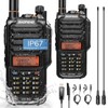 Baofeng UV-9G GMRS Radio (2 Pack), IP67 Waterproof Outdoors Two