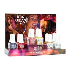 Gelish & Morgan Taylor "Living Our Life" Fall Collection, 12 ct. Mixed Display - Includes Gel Polish & Lacquers