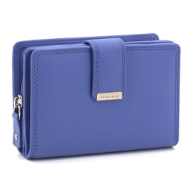 ekavale Ladies Soft Leather Wallet with RFID Protection - Women's Wallet, purple, purse